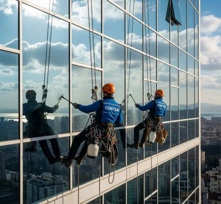 Dağcılık ile Başakşehir dış cephe cam temizliği hizmetleri