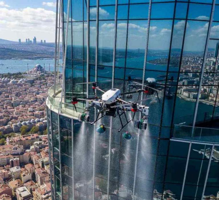 Drone ile cam silme hizmetleri