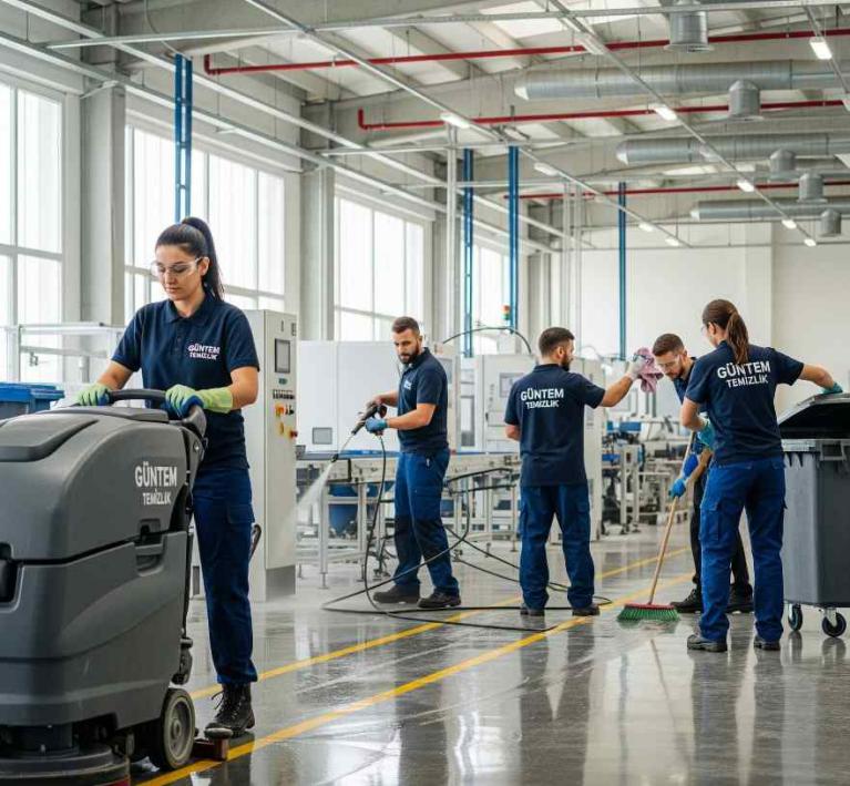 Endüstriyel fabrika temizliği hizmetleri