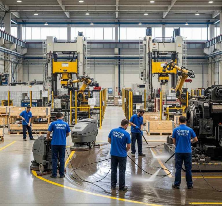 Fabrika zemin temizliği hizmetleri