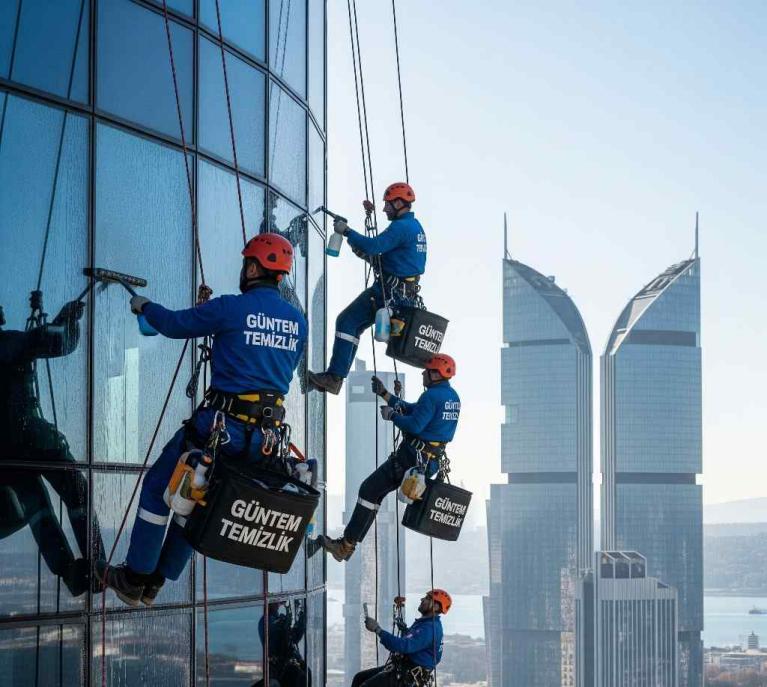 Maslak plaza cam temizliği hizmetleri