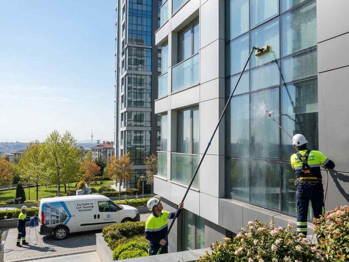 Profesyonel dış cephe temizliği çalışmaları
