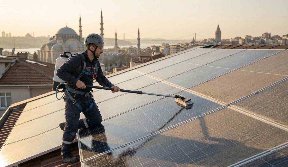 Profesyonel güneş paneli temizliği hizmetleri