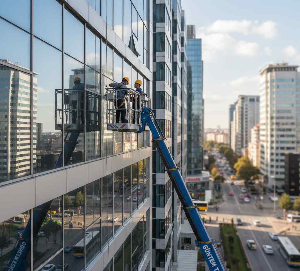 Profesyonel Mecidiyeköy dış cephe cam temizliği hizmetleri