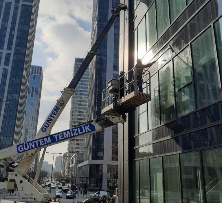 Sepetli vinç ile Şişli dış cephe temizliği hizmetleri